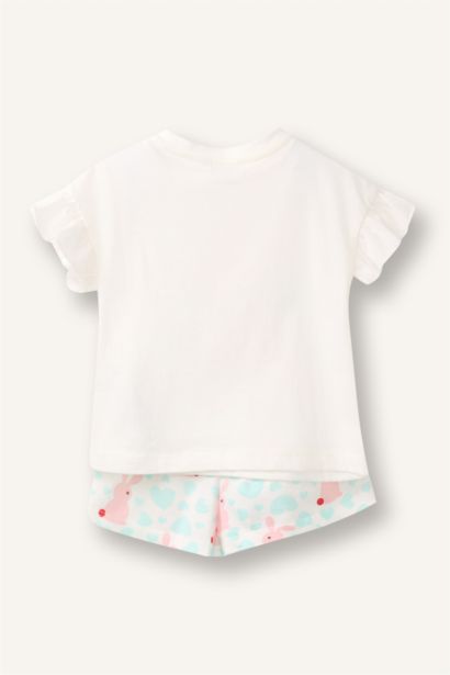 Fitilli 2'li Pijama Takımı Kız Bebek