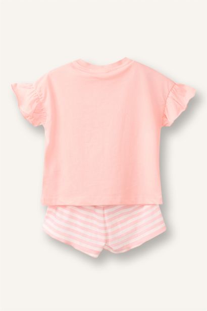 Fitilli 2'li Pijama Takımı Kız Bebek