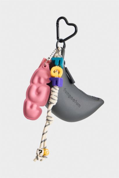 FunGooFun X Defacto Muz Figürlü Charm ve Katlanabilir Bez Kol Çantası