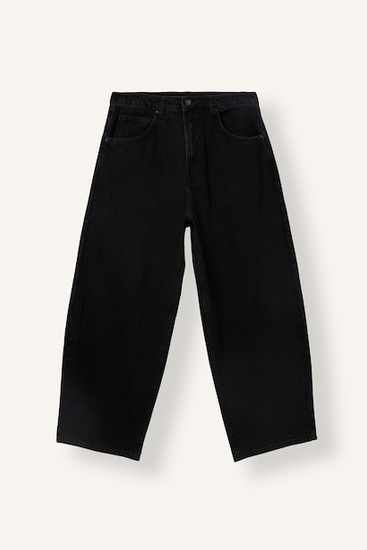 Balloon Fit Regular Waist Tapered Leg Jeans