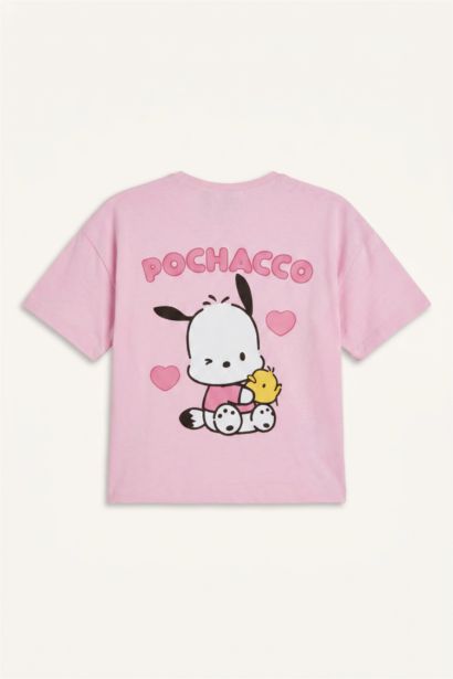 Pochacco Lisanslı Penye Tişört Kız Bebek