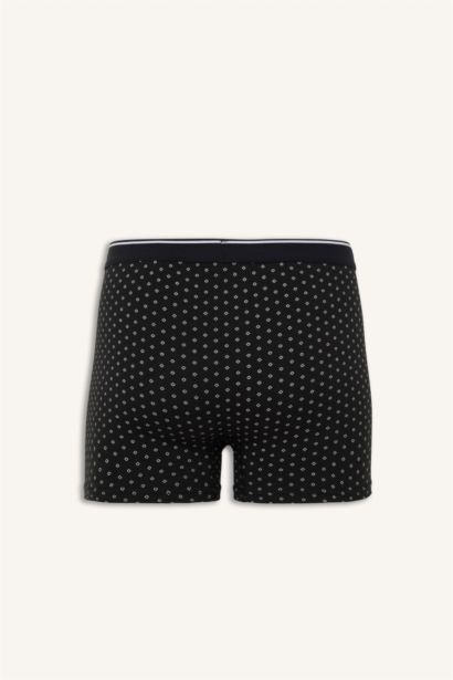 Regular Fıt Pamuklu Çizgili 3'lü Boxer
