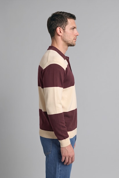 Relaxed Fit Çizgili Kazak