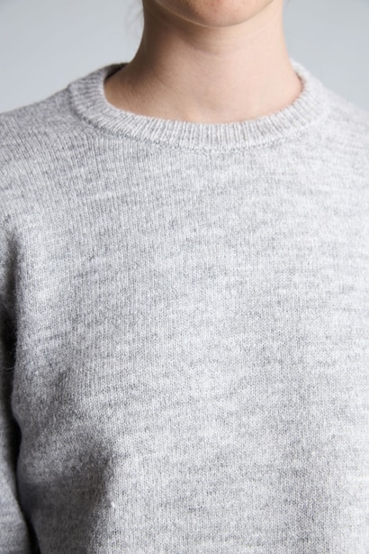 Regular Fit Basic Crew Neck Knit Pullover