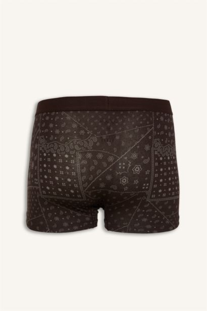 Regular Fit Desenli 3'lü Boxer
