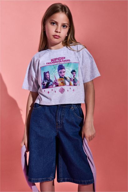 Girl Crop Short Sleeve T-Shirt
