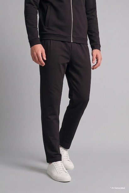 Relaxed Fit Düz Paça Eşofman Altı