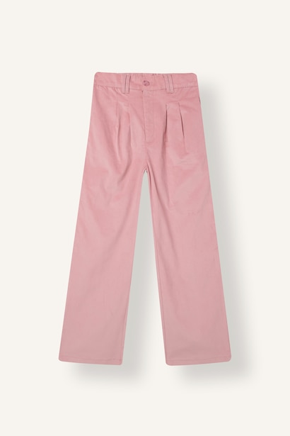 Wide Leg Velvet Trousers