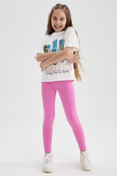 سروال ضيق بناتي طويل