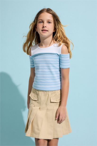 Striped Short Sleeve T-Shirt
