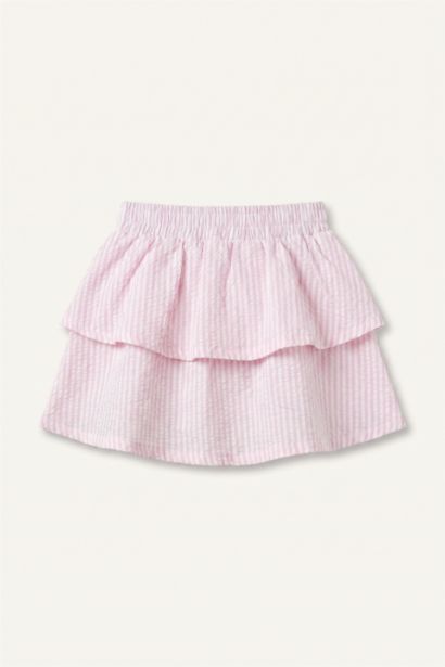 Baby Girl Wowen Fabrics Regular Fit Striped Skirt
