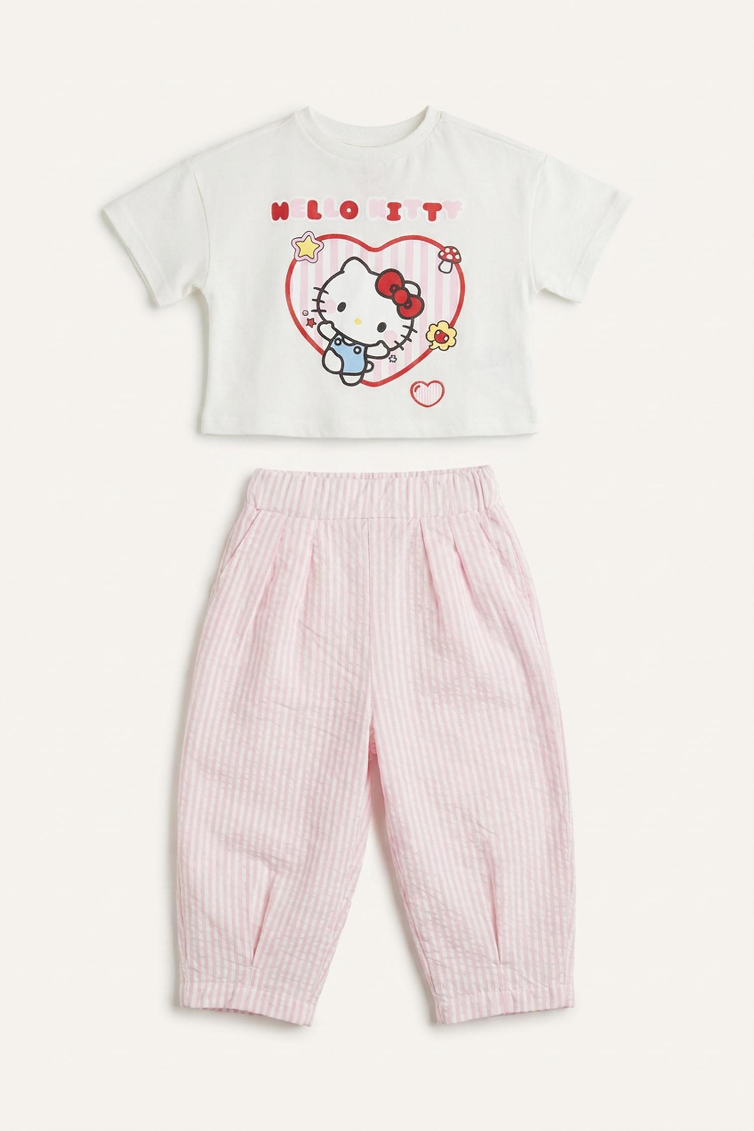 Hello Kitty Lisanslı 2'Li Takım Kız Bebek