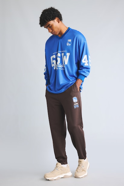 Standard Fit NBA Golden State Warriors Licensed Jogger