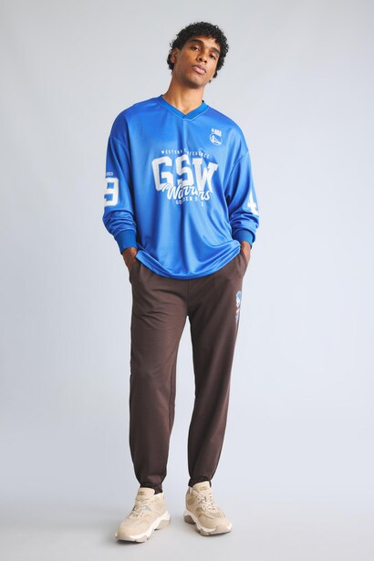 Standard Fit NBA Golden State Warriors Licensed Jogger