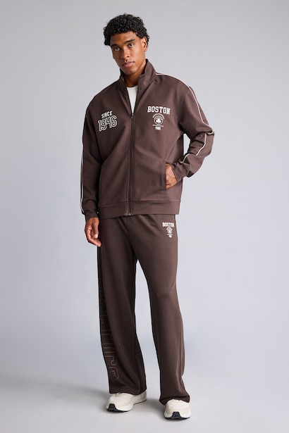 NBA Boston Celtics Standart Fit Fermuarlı Sweatshirt Hırka