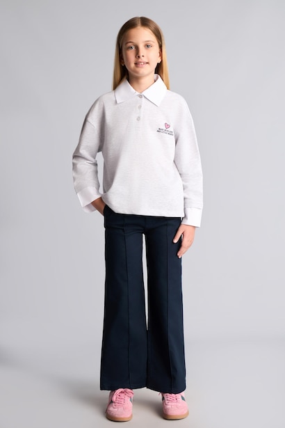 Wide Leg Pantolon Kız Çocuk