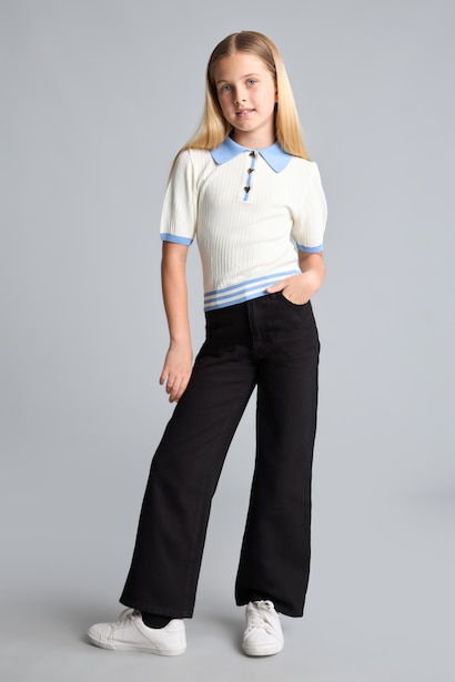 Wide Leg Pantolon Kız Çocuk