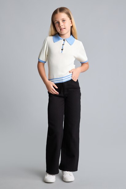 Wide Leg Pantolon Kız Çocuk