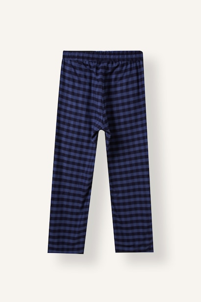 %100 Pamuk New Regular Fit Kareli Cepli Flanel Alt