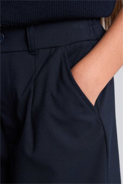 Okula Dönüş Düz Paça Pantolon Kız Çocuk