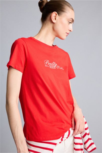 Regular Fit Baskılı Tişört