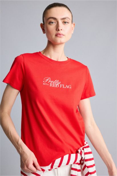 Regular Fit Baskılı Tişört