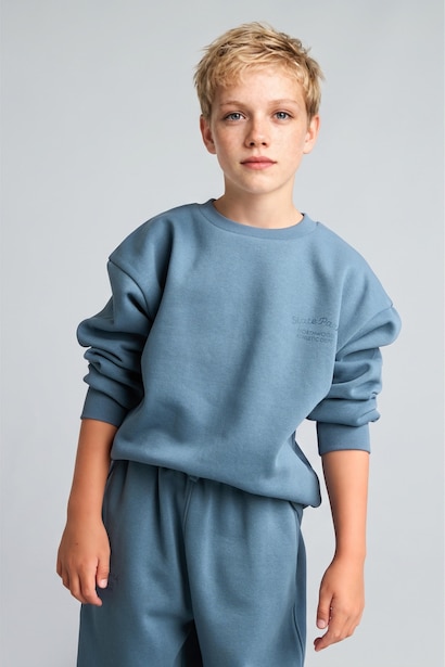 Nakışlı Sweatshirt Erkek Çocuk