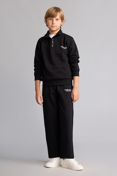Regular Fit High Neck Sweatshirt