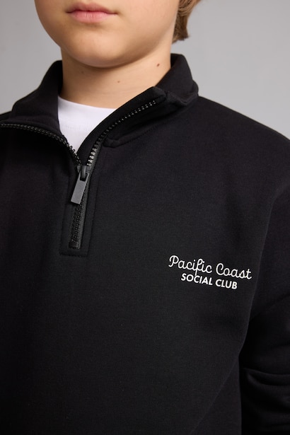 Regular Fit High Neck Sweatshirt
