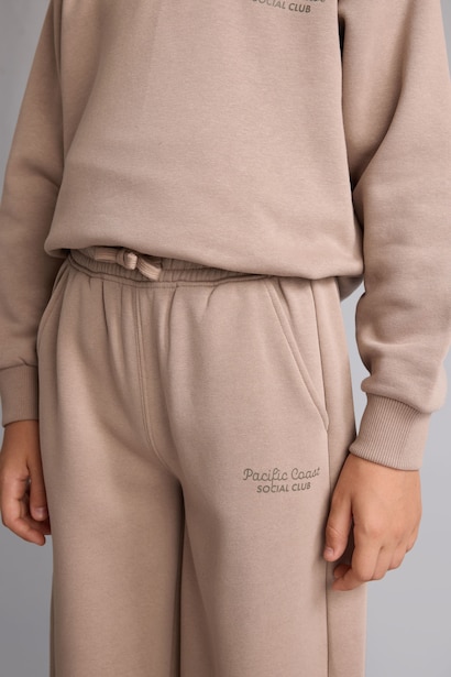 Boy Cotton Barrel Fit Printed Thick Fabric Sweatpants
