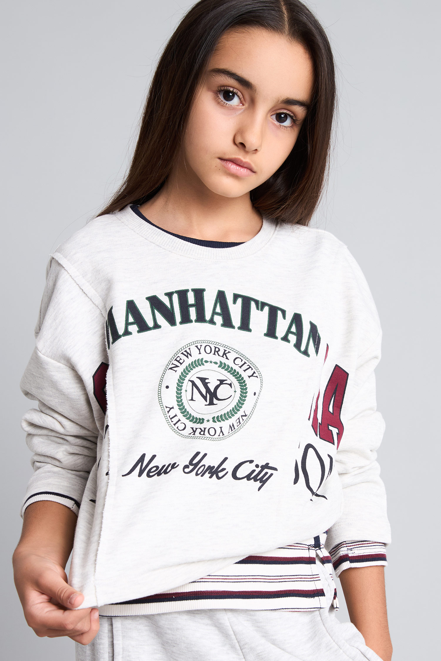 Relax Fit Crew Neck Sweatshirt
