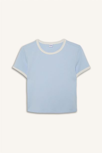 Slim Fit Kısa Kollu Tişört