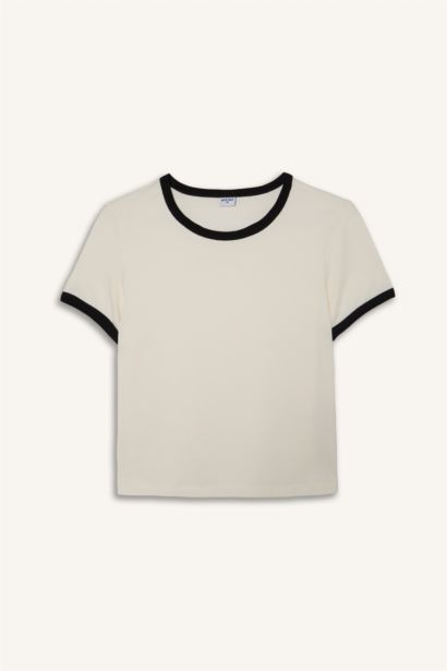 Slim Fit Kısa Kollu Tişört