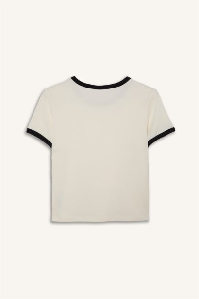 Slim Fit Kısa Kollu Tişört