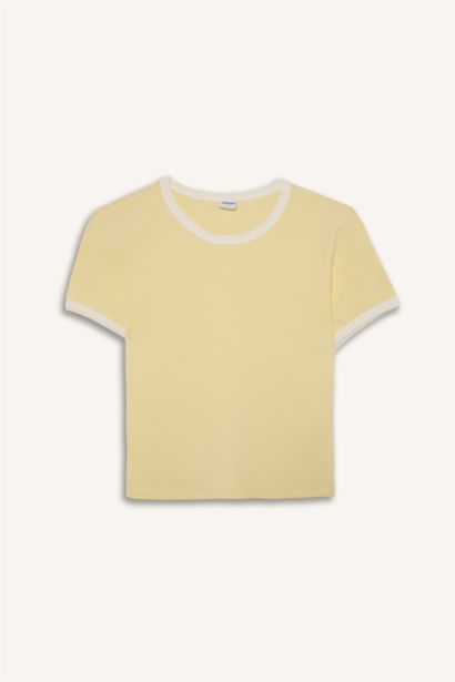 Slim Fit Kısa Kollu Tişört