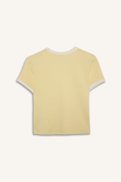 Slim Fit Kısa Kollu Tişört