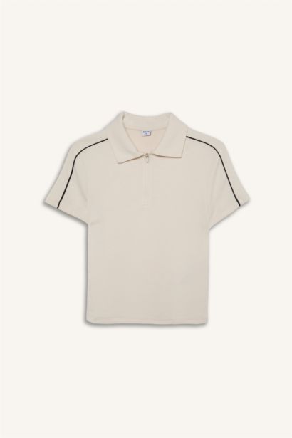 Standart Fit Modal Polo Tişört
