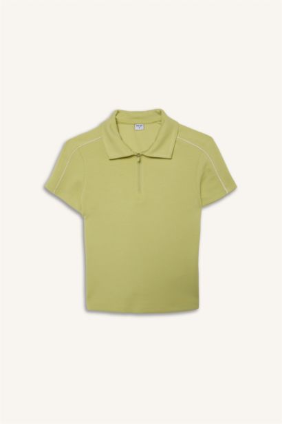 Standart Fit Modal Polo Tişört