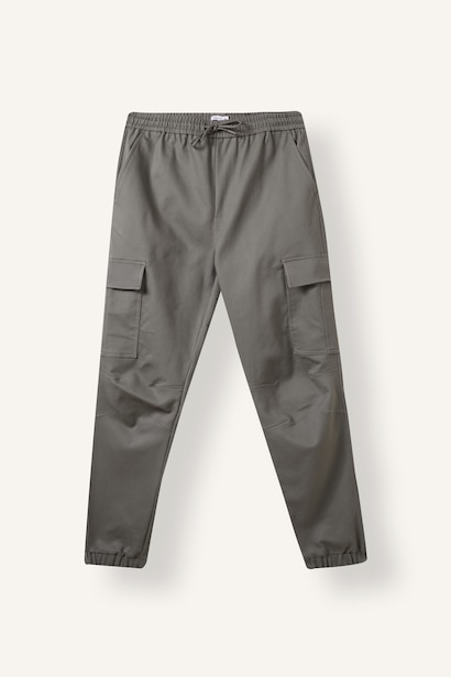 Pantalon à taille normale et jambes droites Coupe décontractée
