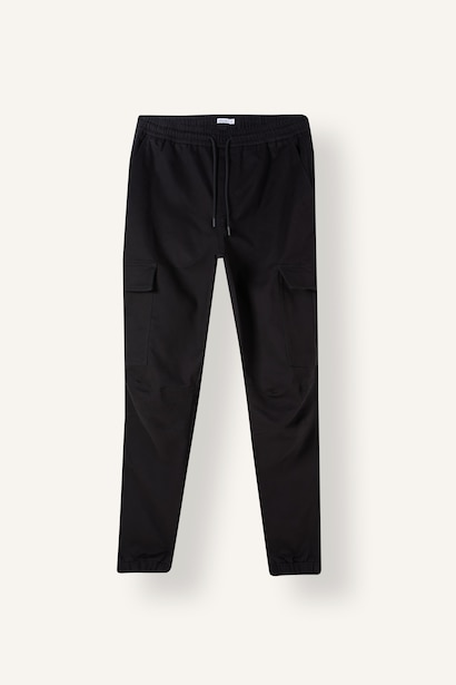 Pantalon à taille normale et jambes droites Coupe décontractée