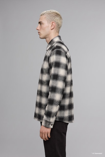 Рубашка Boxy Fit в клетку