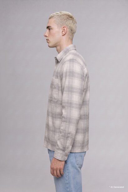 Boxy Fit Long Sleeve Shirt