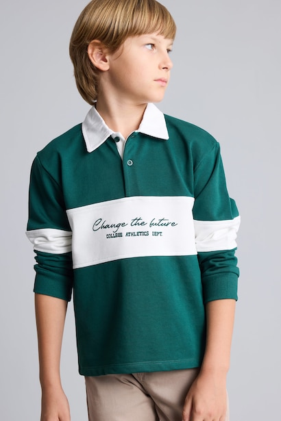 Oversize Baskılı Swaetshirt Erkek Çocuk