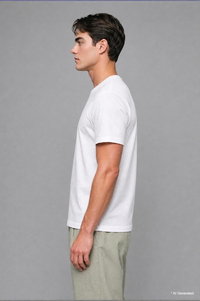 Regular Fit Crew Neck Short Sleeve T-Shirt