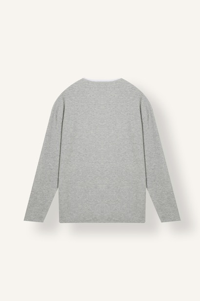 Boxy Fit Crew Neck Printed Sweatshirt
