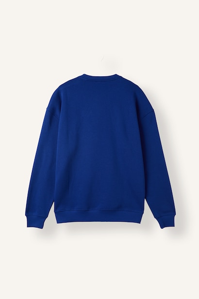Boxy Fit Crew Neck Sweatshirt