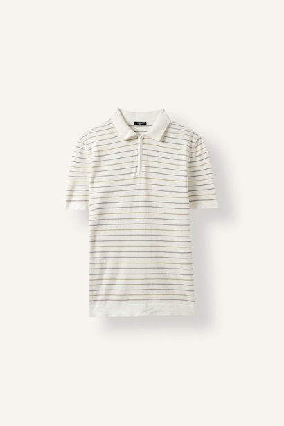 Polo Collar Standard Fit Short Sleeve Polo T-Shirt