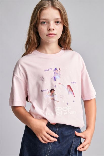 Girl Kpop - Demon Hunters Crew Neck T-Shirt