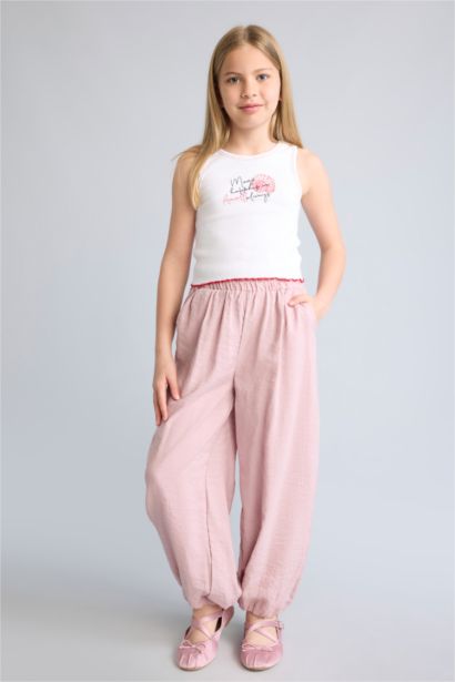 Balloon Fit Pantolon Kız Çocuk