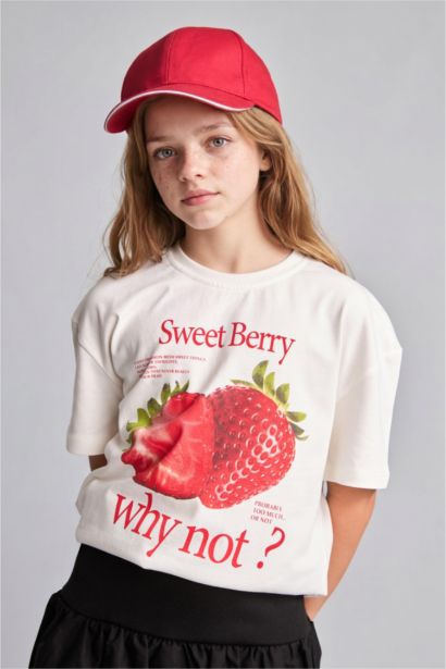 Regular Fit Floral Short Sleeve T-Shirt